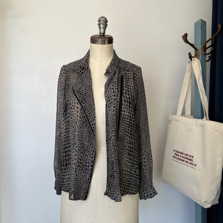 Chemisier imprimé animal The Kooples