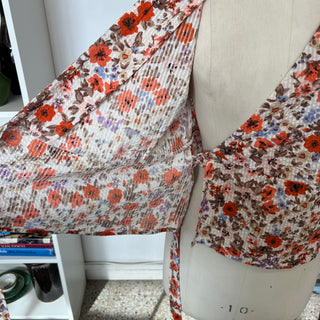 Blouse fleurie Cream