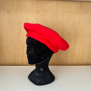 Béret vintage rouge