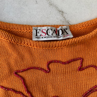 Chandail tricot vintage Escada