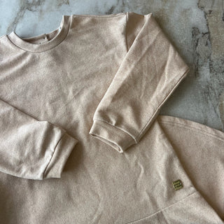 Robe beige scintillante Deux par Deux 8 ans