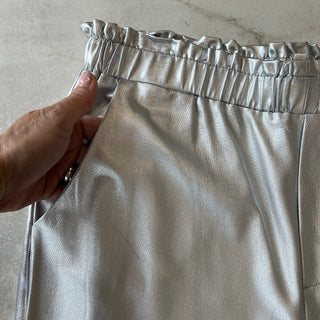 Pantalon cuir métallique Pierrot An'ge