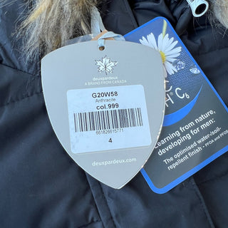 Manteau d'hiver noir Deux par Deux 4 ans