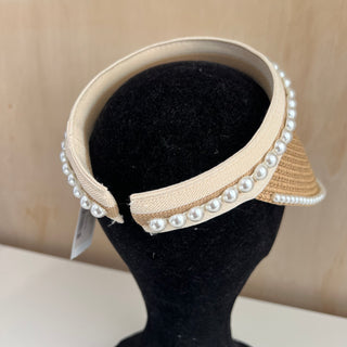 Casquette de plage en paille