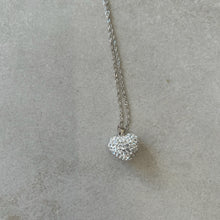 Charger l'image dans la galerie, Collier argent 925 coeur blanc
