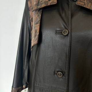 Manteau en cuir Lavoie Morin cuir et fourrures