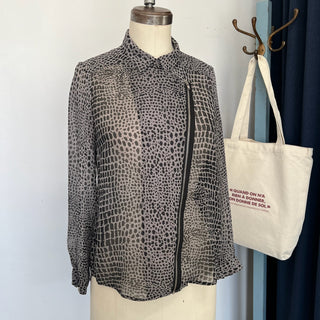 Chemisier imprimé animal The Kooples