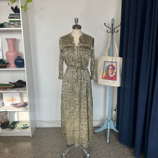 Robe imprimé doré Scarlet Roos