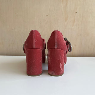 Chaussures velours Miu Miu