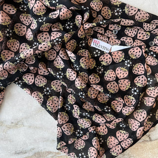 Chemise en soie fraises Red Valentino