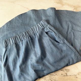 Jupe en chambray Meemoza