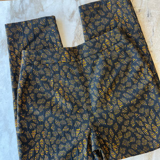 Pantalon Clint Jacquard orange Eve Gravel