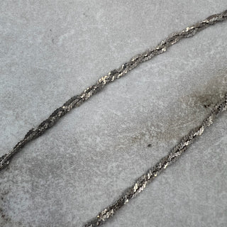 Chaîne torsadée argent 925