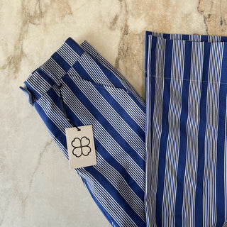 Pantalon ligné Giaba True Royal