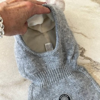 Passe-montagne en tricot Deux par Deux 6/24 mois