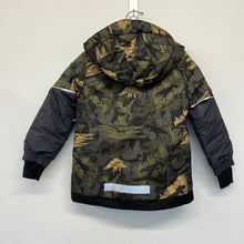 Charger l&#39;image dans la galerie, Manteau d&#39;hiver vert et dinosaures Deux par Deux 6 ans
