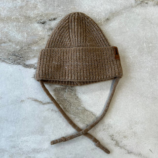 Tuque mi-saison avec cordons pour enfants Deux par Deux