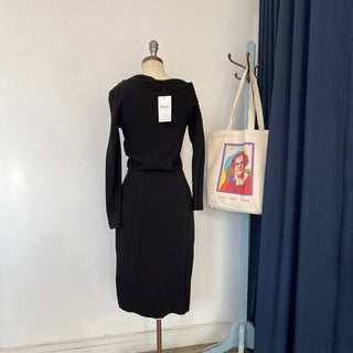 Robe asymétrique offshoulder Theory Rosania Crepe