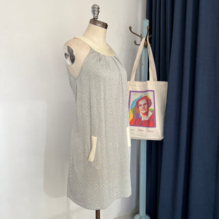 Robe argenté American Retro