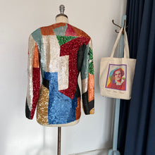 Charger l'image dans la galerie, Veste blazer à sequins vintage Jules of Margate
