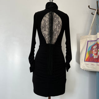 Robe franges et dentelle Ève Gravel