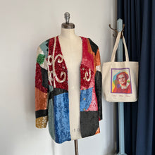 Charger l'image dans la galerie, Veste blazer à sequins vintage Jules of Margate
