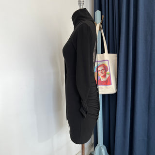 Robe franges et dentelle Ève Gravel