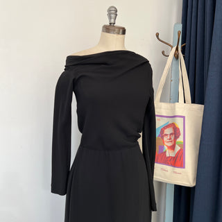 Robe asymétrique offshoulder Theory Rosania Crepe