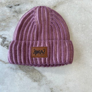 Tuque mi-saison tricot pour enfants Deux par Deux