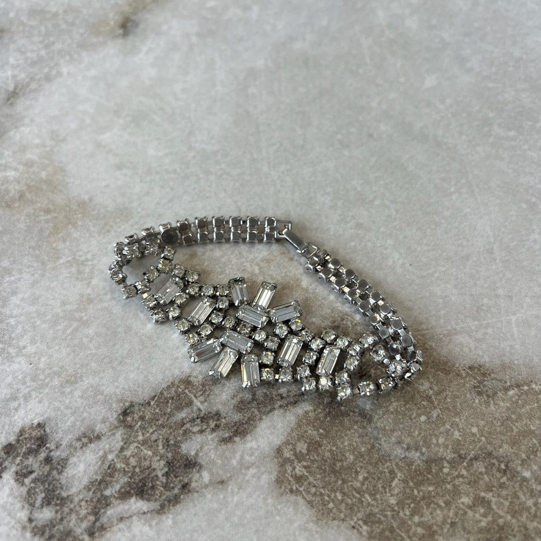 Bracelet scintillant argent