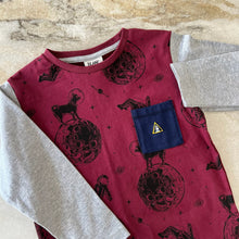 Charger l'image dans la galerie, Chandail astronaute et chien Blanc de Blanc 4 ans
