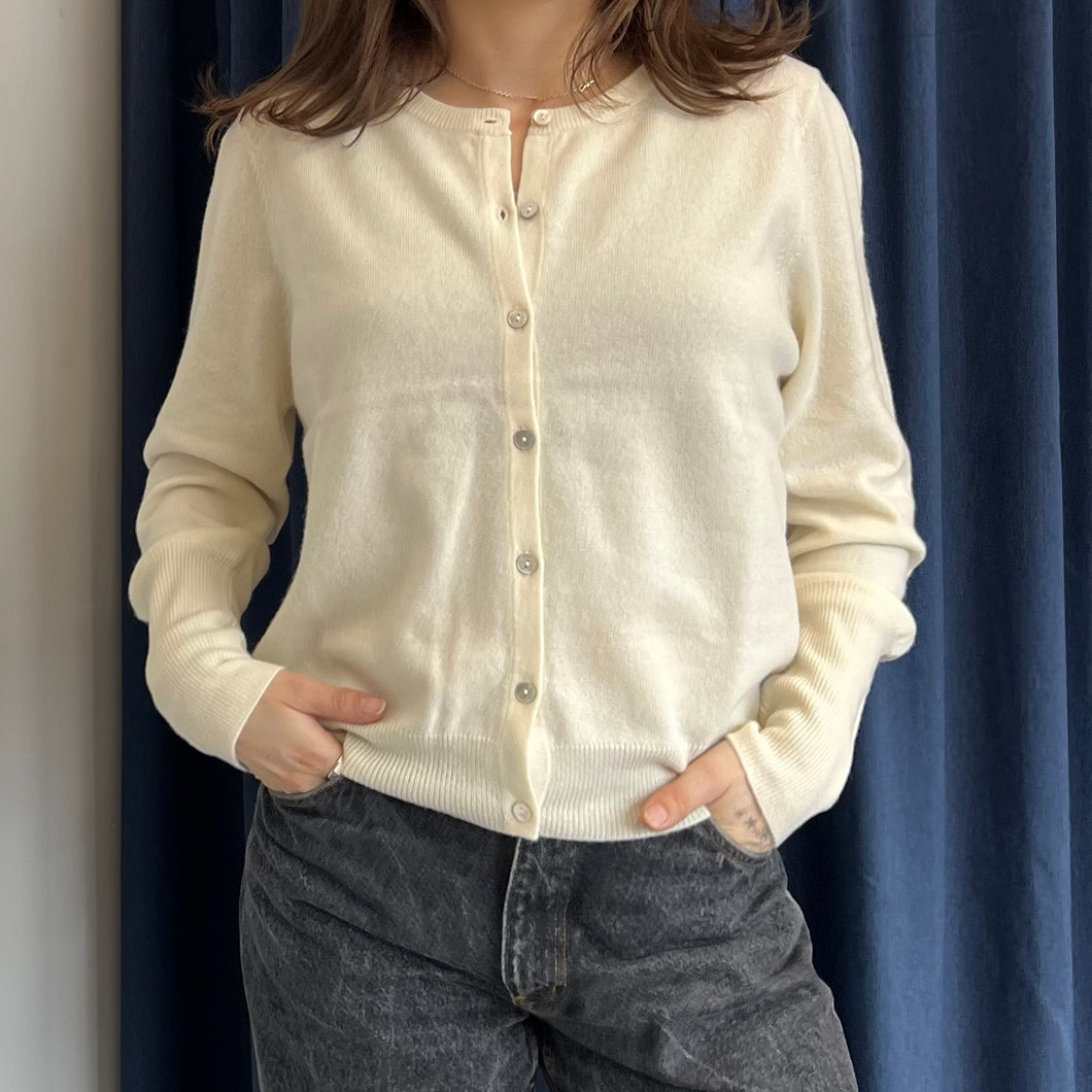 Cardigan en cachemire House of Liberty crème