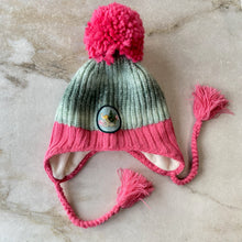 Charger l&#39;image dans la galerie, Tuque hiver rose vert Deux par Deux
