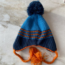 Charger l&#39;image dans la galerie, Tuque hiver bleu orange Deux par Deux
