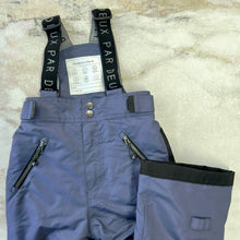 Charger l&#39;image dans la galerie, Pantalon de neige bleu violet Deux par Deux 4 ans
