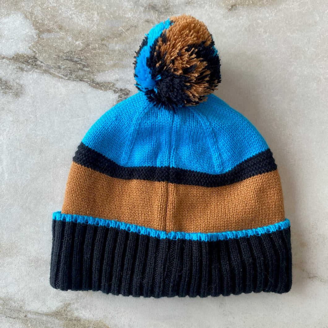 Tuque hiver pour enfants bleu, brun, noir Deux par Deux