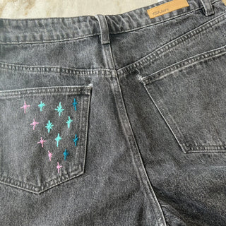 Pantalon jean Emily coupe ajustée Yoga Pants - Les Surcyclés 🪡