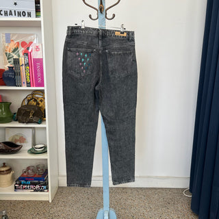 Pantalon jean Emily coupe ajustée Yoga Pants - Les Surcyclés 🪡