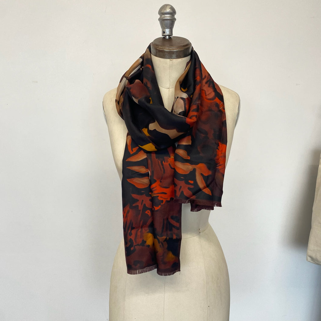 Foulard en soie Malfroy