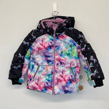 Charger l&#39;image dans la galerie, Manteau d&#39;hiver licornes tie dye Deux par Deux 4 ans
