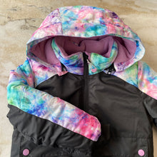 Charger l&#39;image dans la galerie, Manteau d&#39;hiver tie dye et noir Deux par Deux 4 ans
