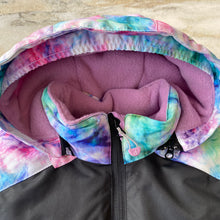 Charger l&#39;image dans la galerie, Manteau d&#39;hiver tie dye et noir Deux par Deux 4 ans
