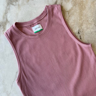 Robe-camisole mi-longue côtelée Inglewood Vallier