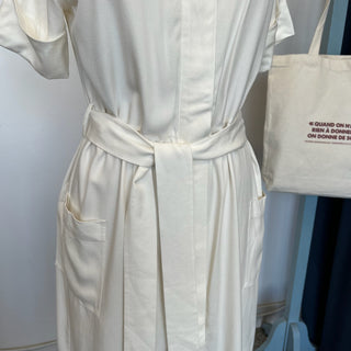 Robe crème Ginza Vallier