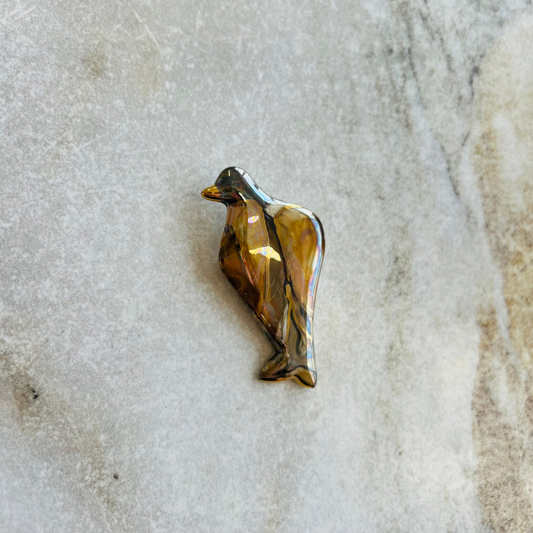 Broche oiseau vintage