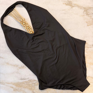 Maillot de bain une pièce noir Calarena