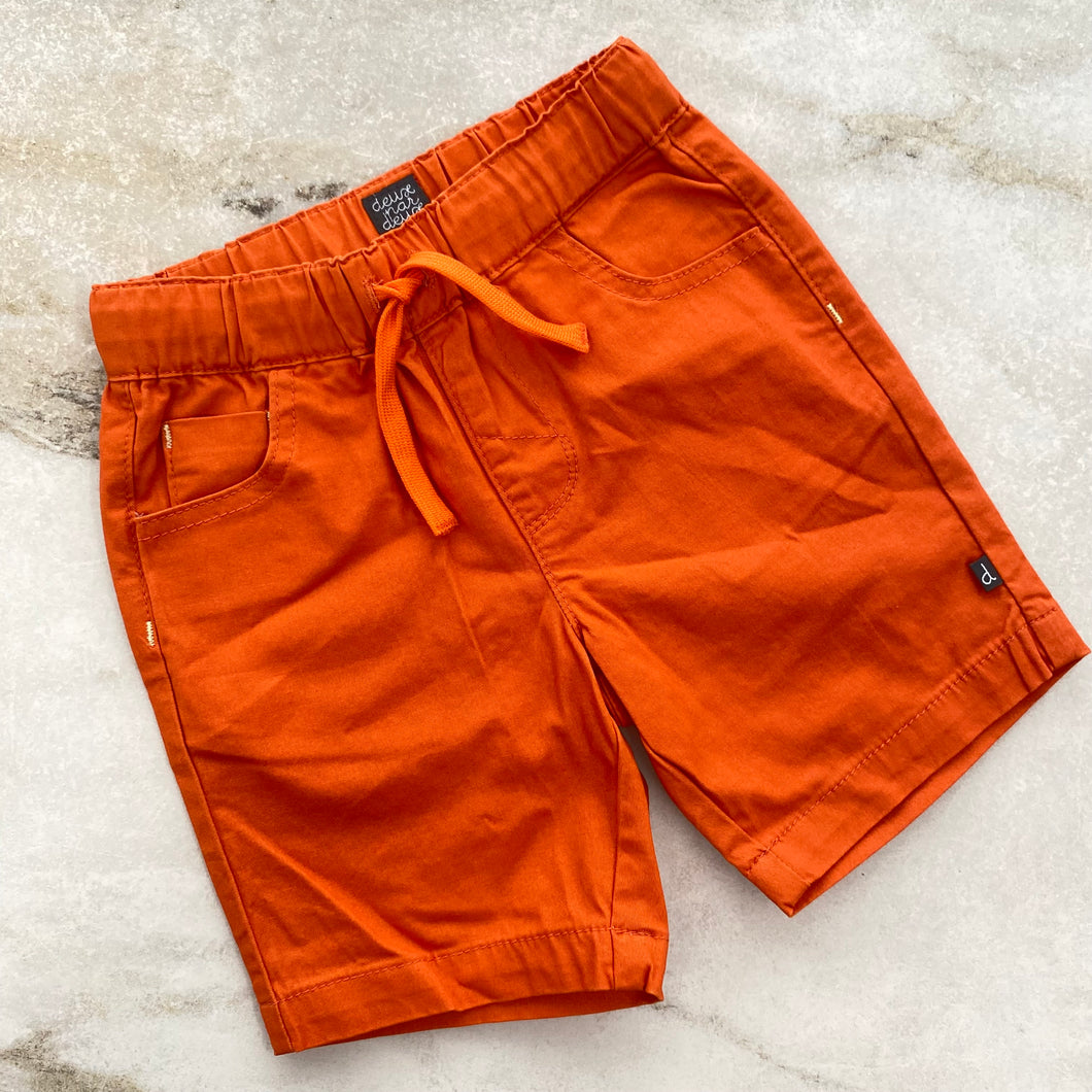 Short orange Deux par Deux