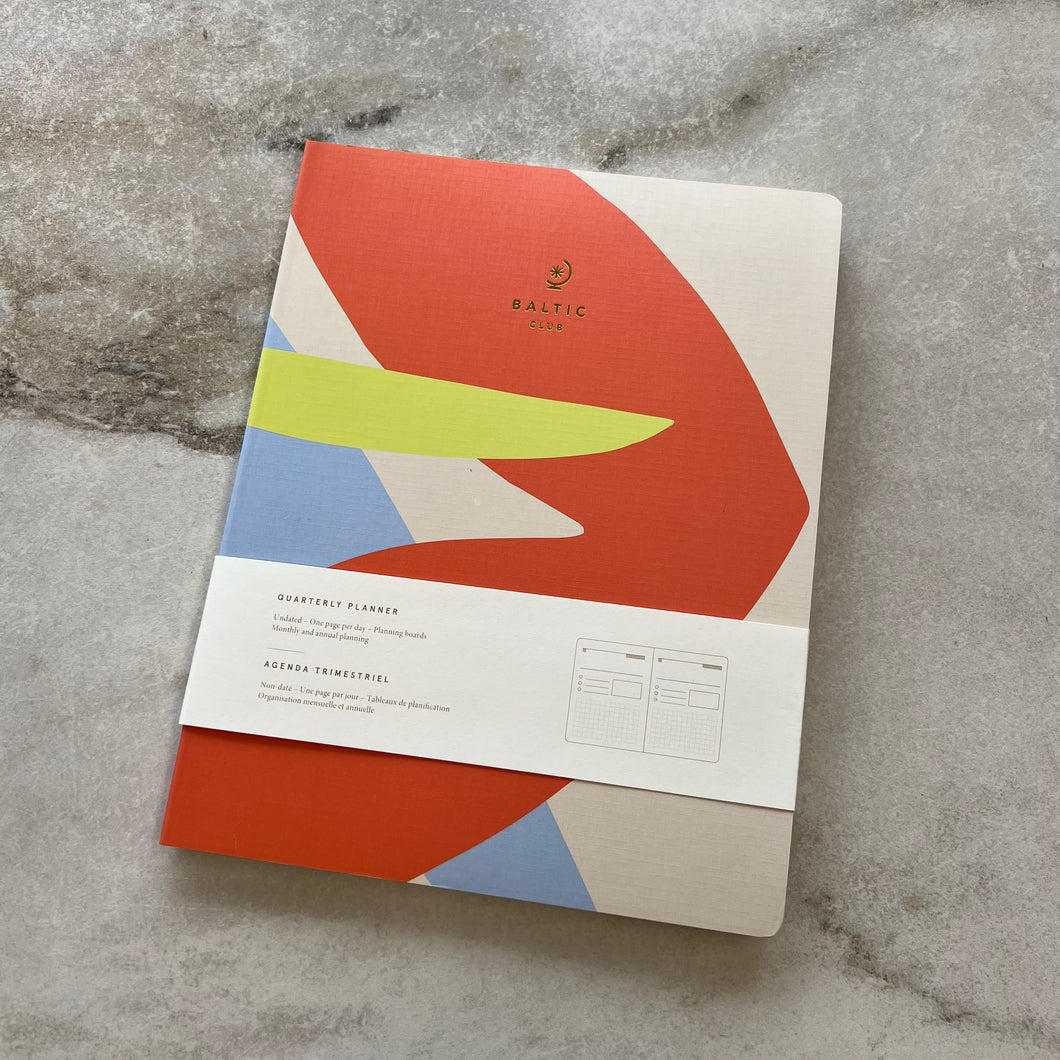Agenda trimestriel Baltic Club Scarlet Bouquet