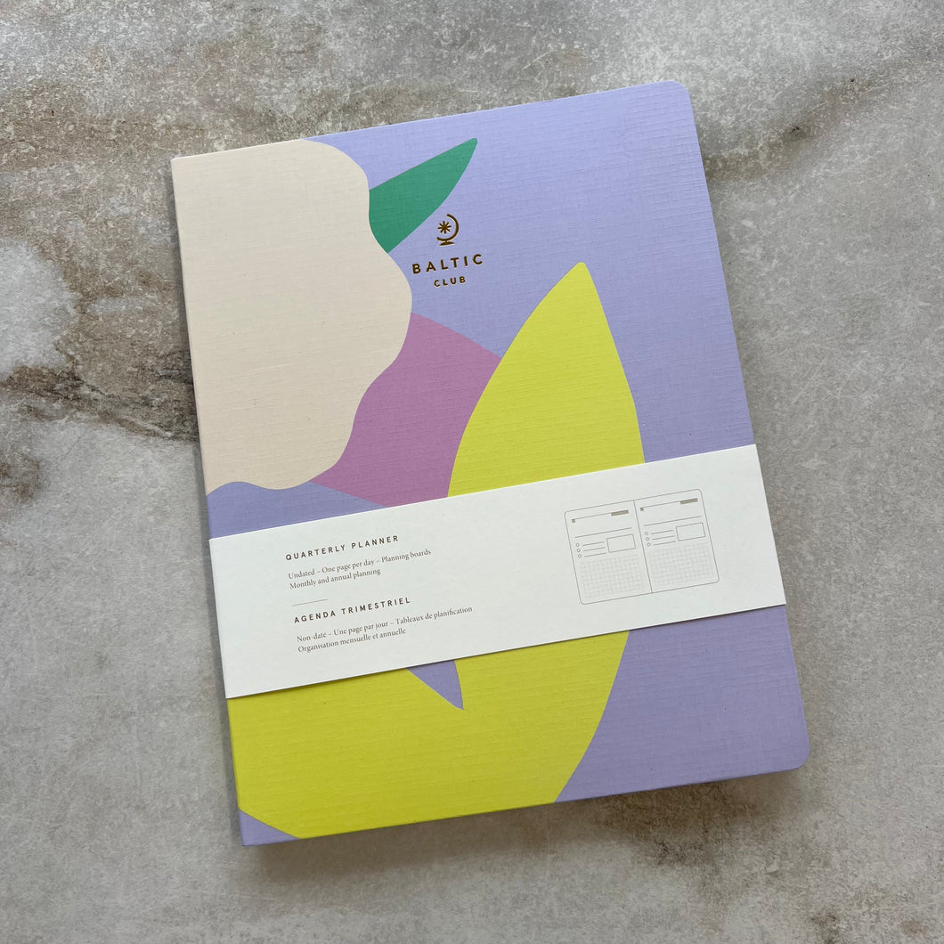 Agenda trimestriel Baltic Club Purple Bouquet