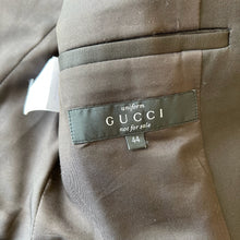 Charger l'image dans la galerie, Veston brun en laine uniform Gucci
